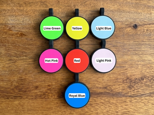 Circle-Shaped Silent Silicone Pet Tag - Custom Laser Engraved